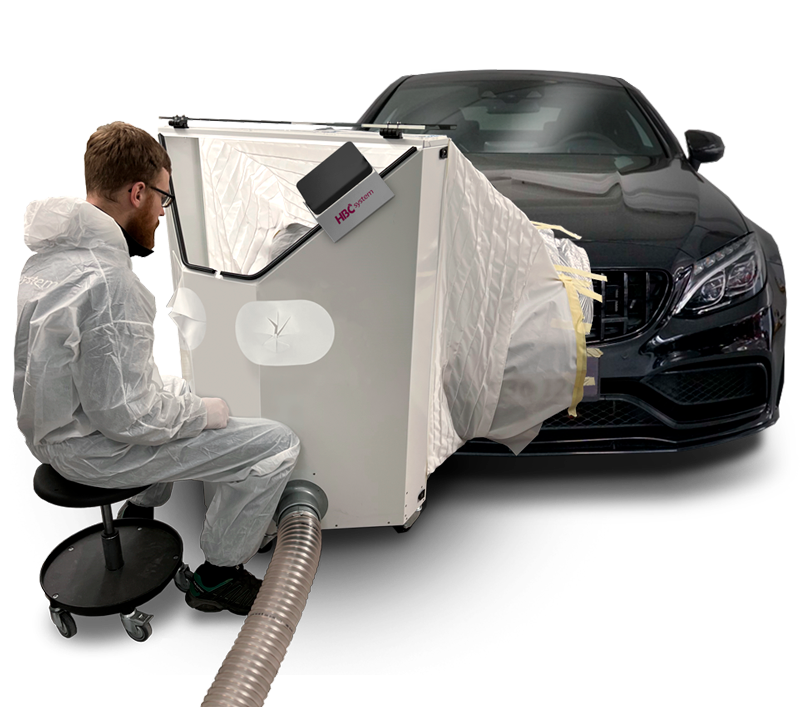 Mobile Hybrid Paint Booth HBC System